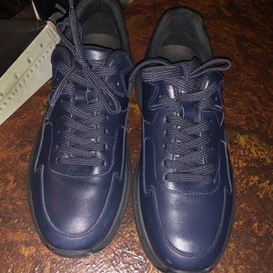 Zara Dark Blue Chunky Shoes